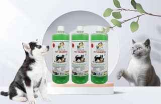 SWACCH PET Shampoo (1 Litre) (Combo Pac of 3) Neem Alovera