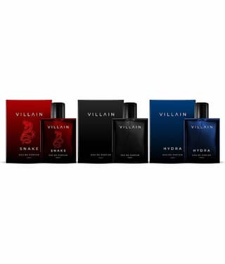 VILLAIN - CLASSIC 100ML, HYDRA 100ML & SNAKE 100ML Eau De Parfum (EDP) For Men 3 ( Pack of 3 )