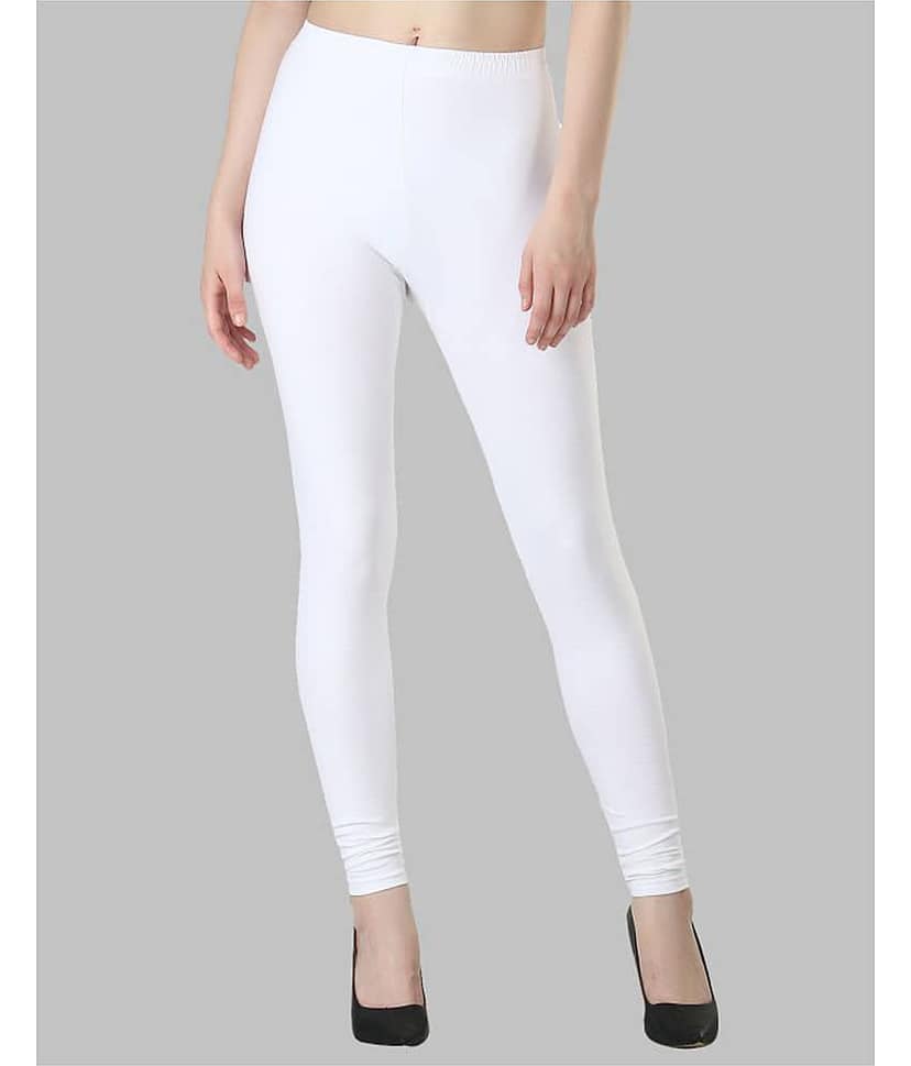 FnMe - Multicolor Cotton Women's Leggings ( Pack of 2 ) view 2