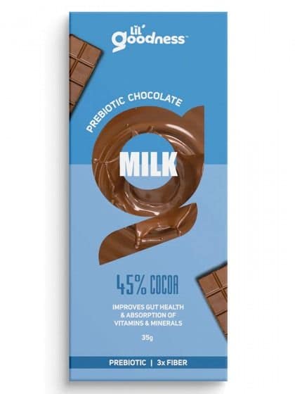 LiL'goodness Prebiotic Milk Chocolate, 13 gm