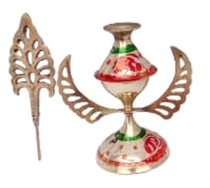 Mii Art brass surmedani with surma use in eye's muckap (size-23 cm 1pcs view 7