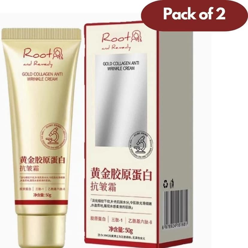 Gold Collagen Anti Wrinkle Cream 100 gm Pack of 2