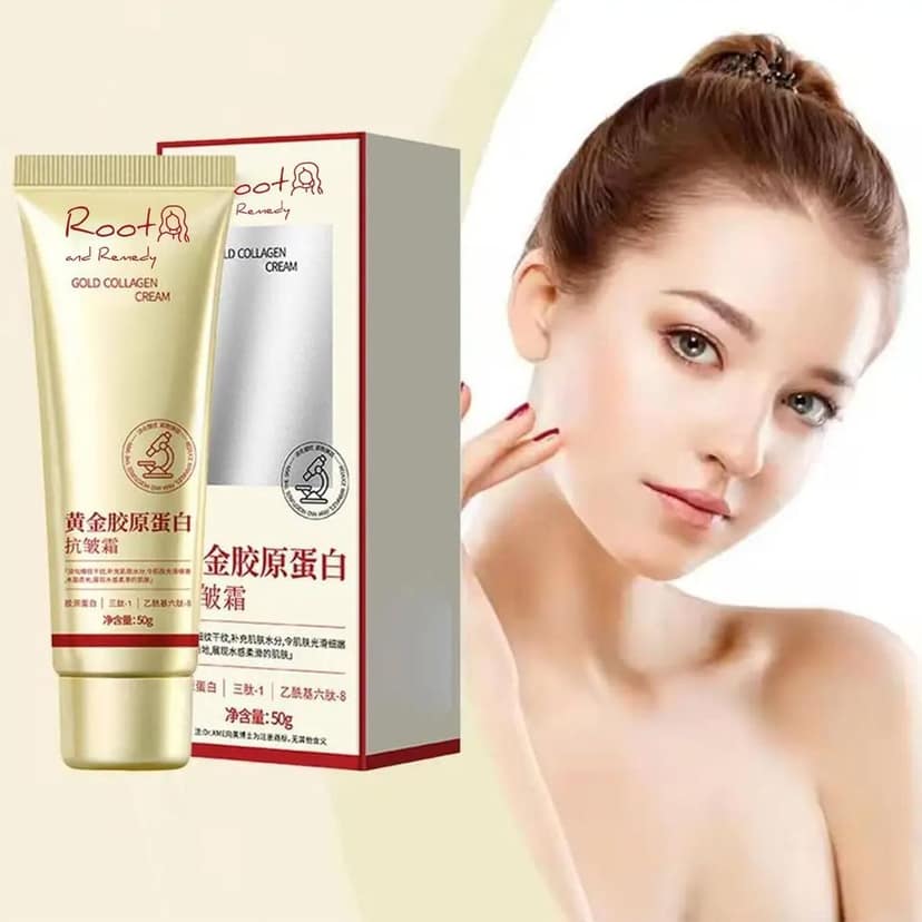Gold Collagen Anti Wrinkle Cream 100 gm Pack of 2 view 4