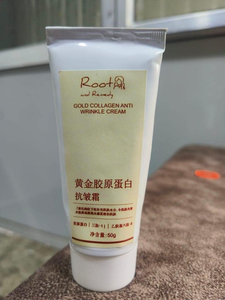 Gold Collagen Anti Wrinkle Cream 100 gm Pack of 2 view 5