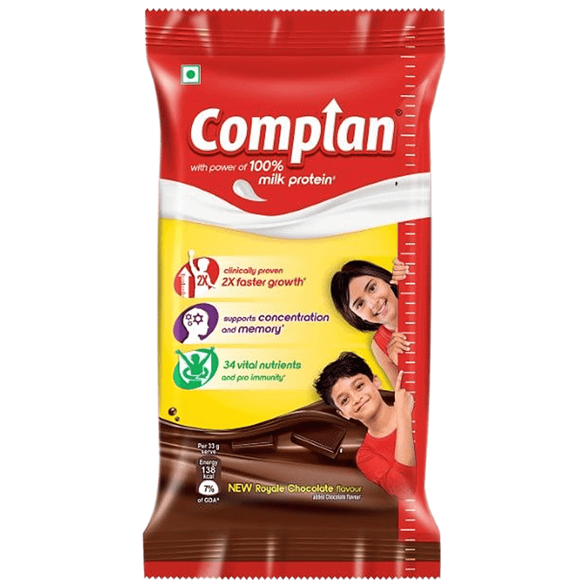 Complan Nutrition & Health Drink - Royale Chocolate Flavour, 75 G Sachet