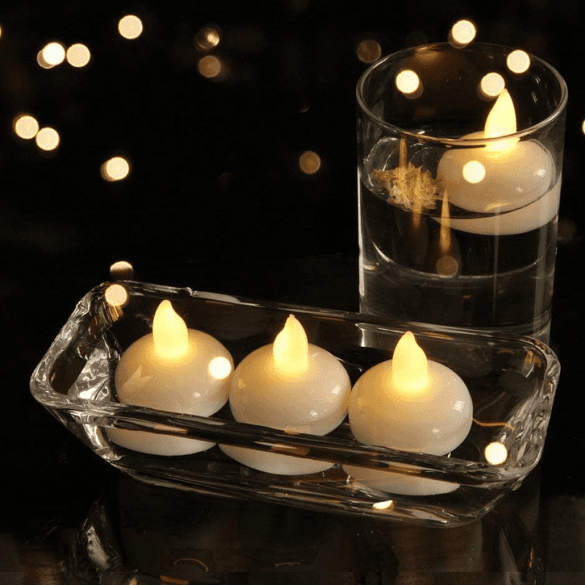 Flameless Floating Candles – Safe & Long-lasting Water Decor view 2