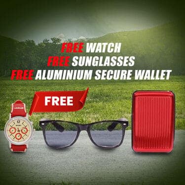Pack of 2 Men's Sandals + Free Watch Sunglasses & Wallet (SW81) view 4
