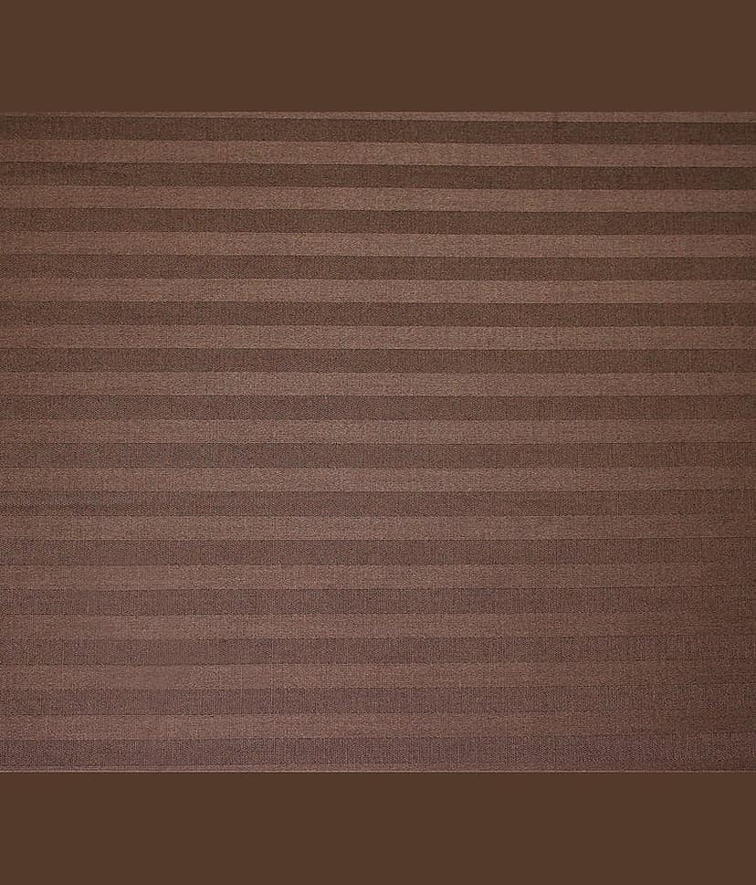 Home Candy Cotton King Bedsheet ( Brown ) view 2