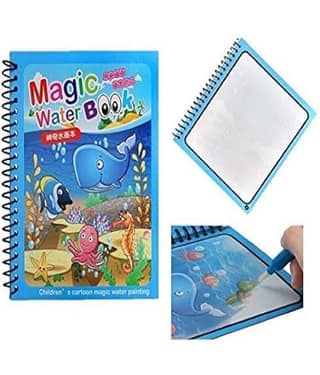 MAGIC WATER QUICK DRY BOOK WITH MAGIC PEN