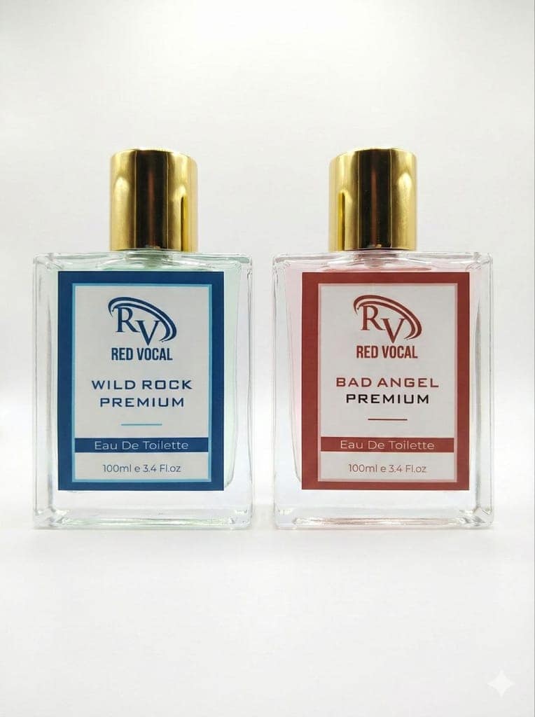 Red Vocal Wild Rock Premium for Men & Bad Angel Premium Perfume for Women – 2 x 100ml Long-Lasting Eau De Toilette | Gift Set view 7