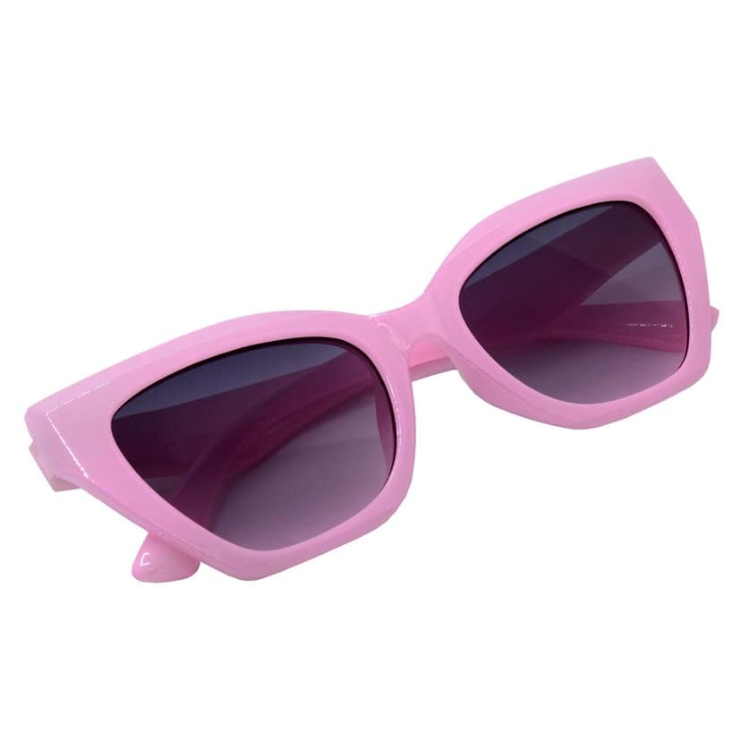 Pink Frame Grey Gradient Lens Cat-eye Sunglasses for Women & Girls Trend Appeal - HRS589-PNK-GRY view 6