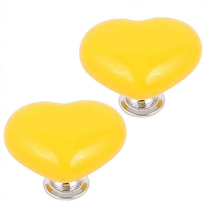Heart-Shaped Knob – Versatile ABS Handle for Cabinets & Toilets view 3