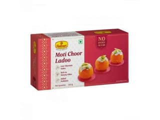 Haldiram's Moti Choor Ladoo (No Added Sugar) Sugar Free - 250 Gm
