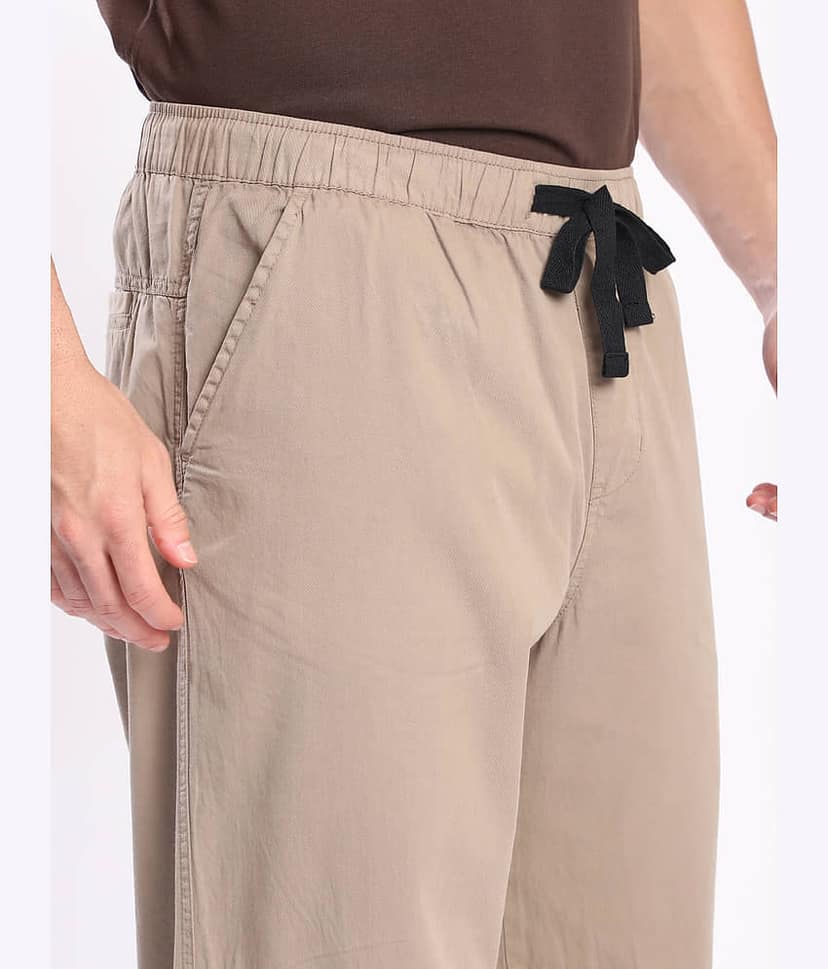 IVOC Relax Flat Men's Joggers - Brown ( Pack of 1 ) view 2
