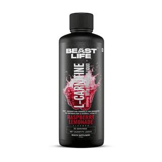 L-Carnitine with Vitamin B5 Liquid 3300 mg | Raspberry Lemonade | 450 ml