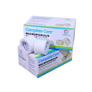 Complete Care Microporous Surgical Paper Tape 1 Inch x 9 Meter, Breathable & Skin-Friendly, Medical-Grade Adhesive, 12 Rolls In Each pack