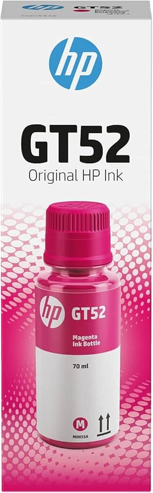 Hp Gt52 70-ml Magenta Original Ink Bottle (m0h55aa) view 3