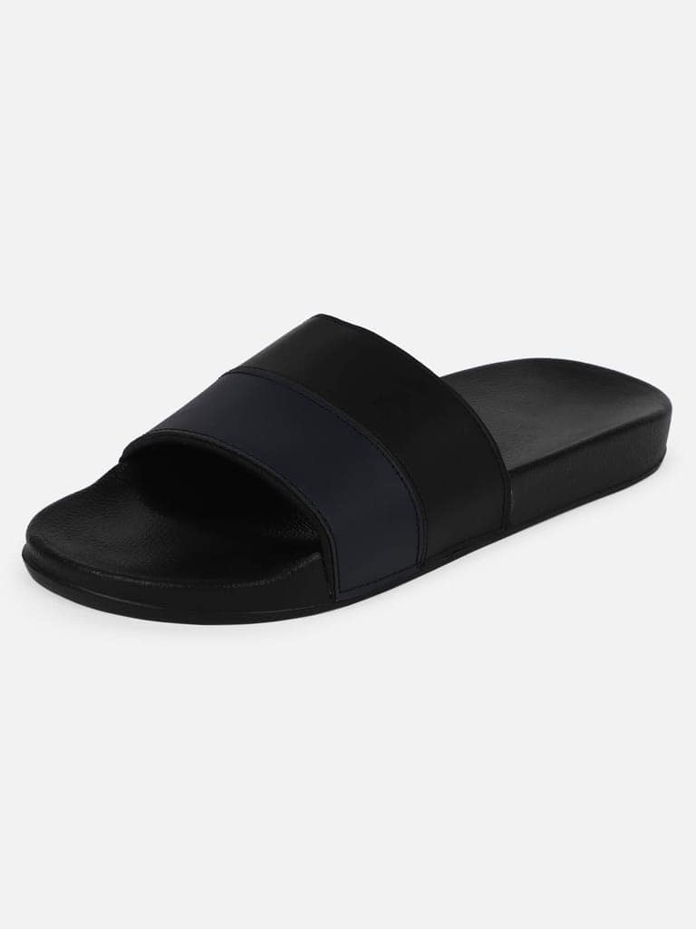 hummel CAMP MEN COLOUR BLOCK SLIDERS Comfortable Cushioned Sole Arch Support Durable Lightweight Flexible Trendy Style Flip flops and Slippers Slides for Men Daily use Chappal view 2