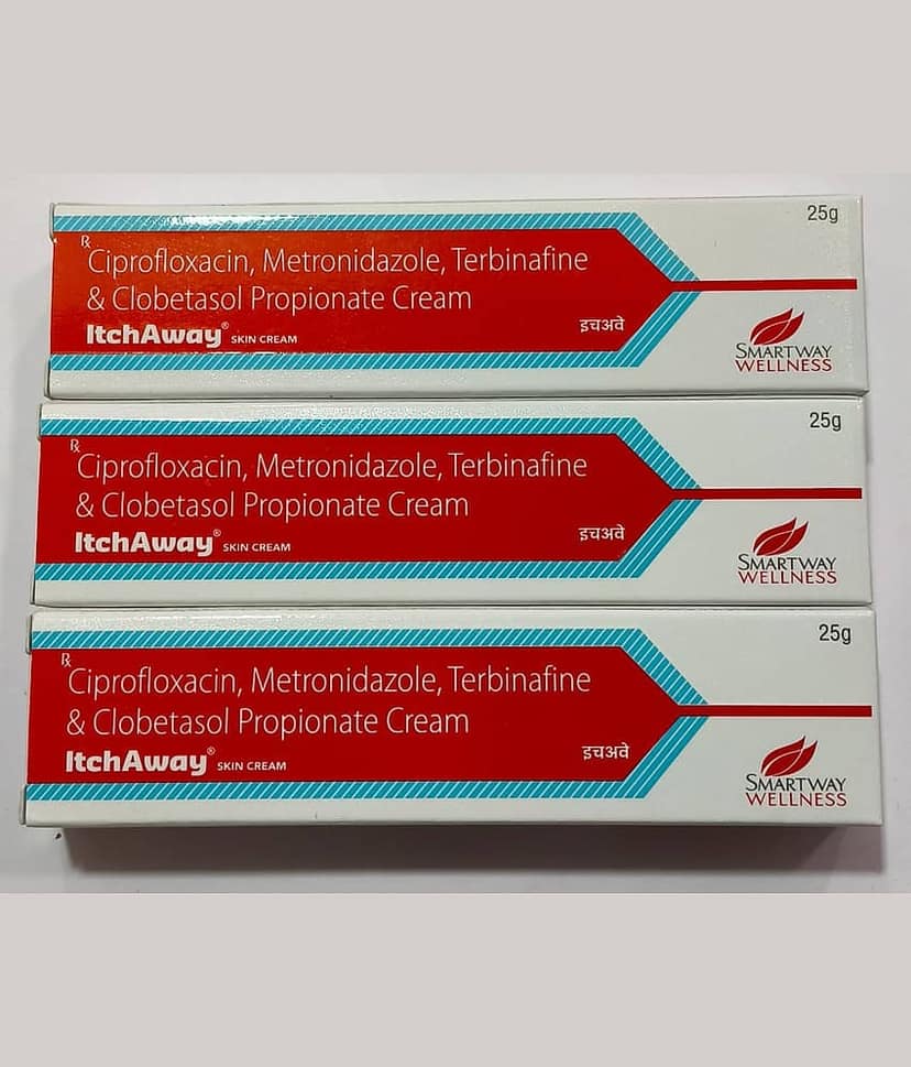 Itchaway Antifungal Cream For All Skin Type, 25gm ( Pack of 3) view 2