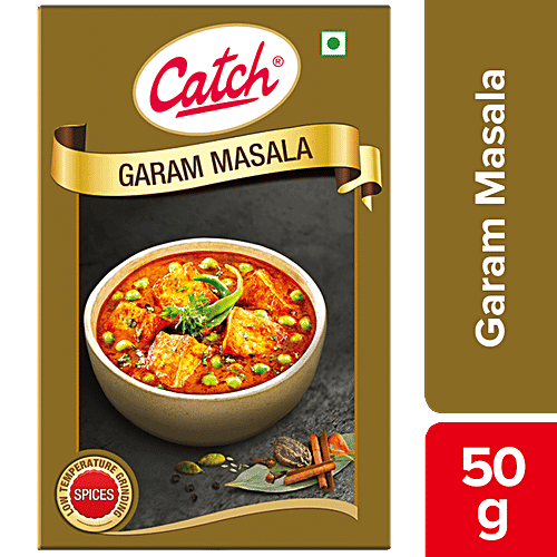 Catch Garam Masala - Adds Flavour & Aroma, 50 g Carton