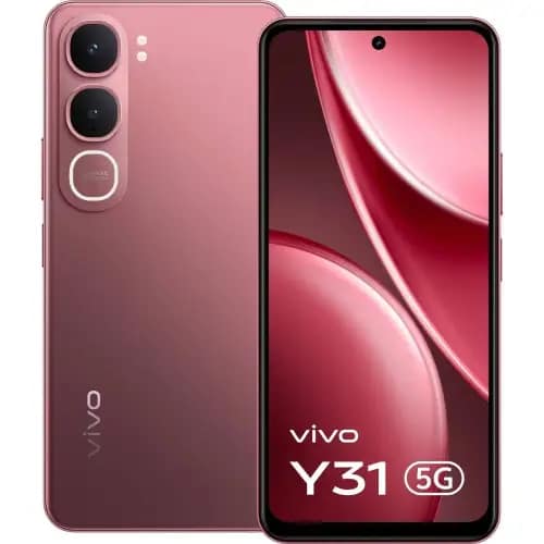 VIVO Y31 5G (Blush Red, 6GB RAM, 128GB Storage)