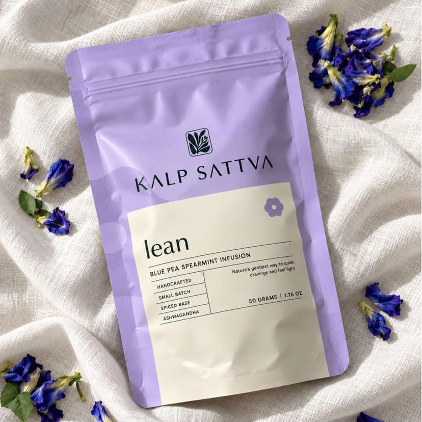 SLIMMING TEA | HERBAL TEA FOR WEIGHT LOSS | BLUE PEA SPEARMINT TEA view 2