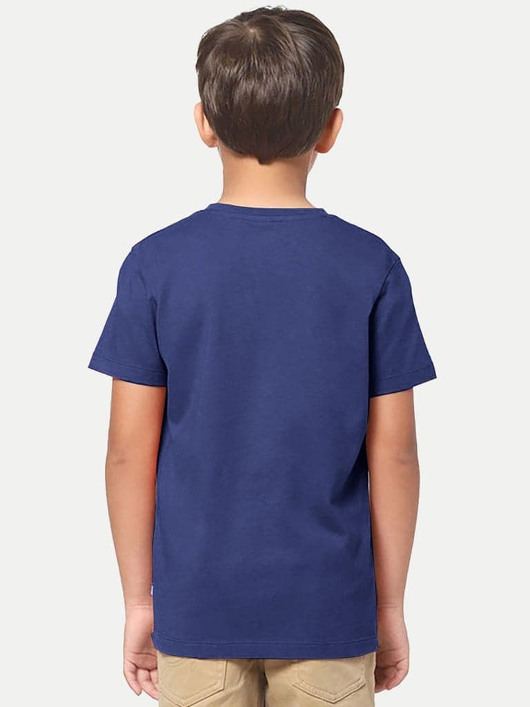 Teen Boys Navy Graphic Print T-Shirt view 4