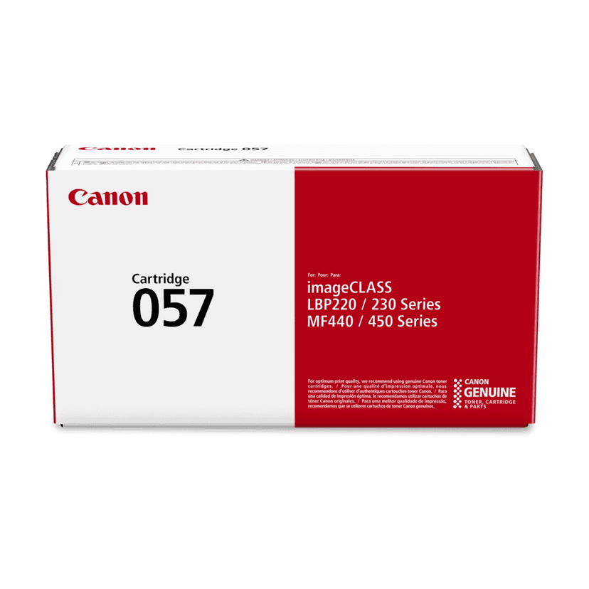 Canon 057 Toner Cartridge Black imageCLASS MF449dw, MF448dw, MF445dw, LBP228dw, LBP227dw, LBP226dw view 2
