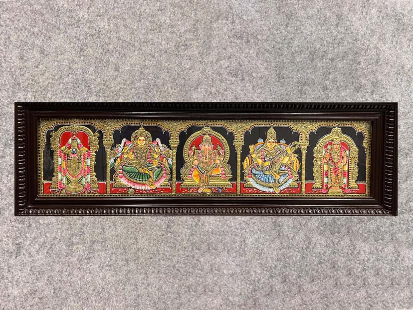 5 God Panel - Without Frame 40 x 10 view 2