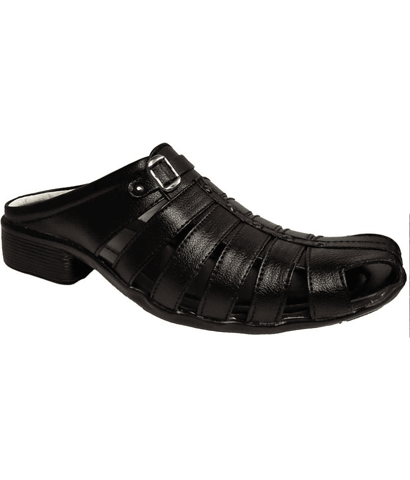 RAGE GAZE - Black Men's Sandals view 2