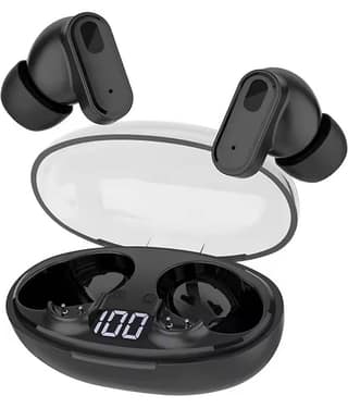 VEhop S460 compact Bluetooth True Wireless (TWS) In Ear 21 Hours Playback Fast charging,Powerfull bass IPX4(Splash & Sweat Proof) Assorted