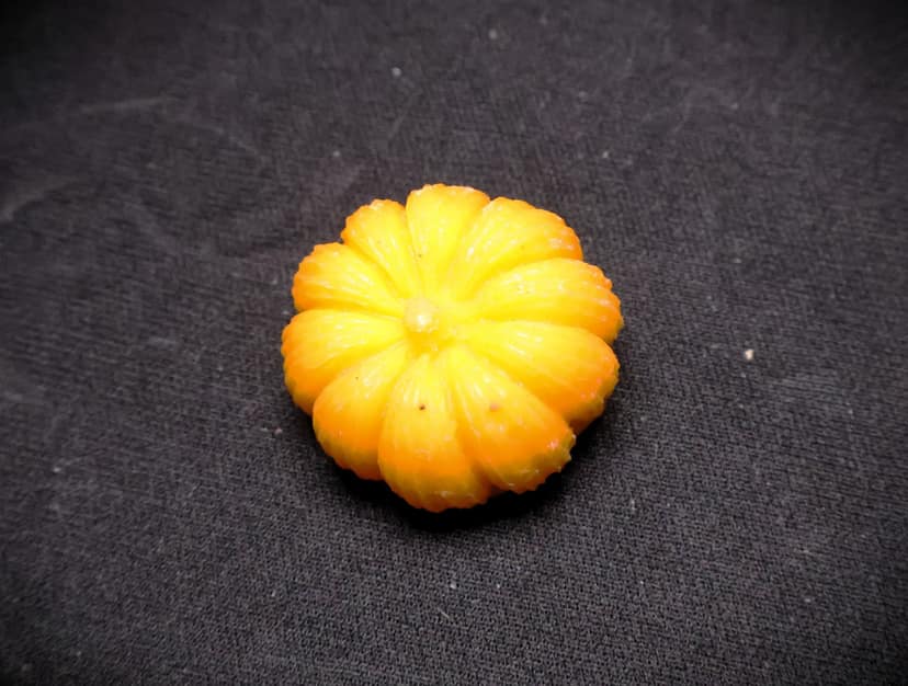 A Pumpkin-Shaped Wax Product