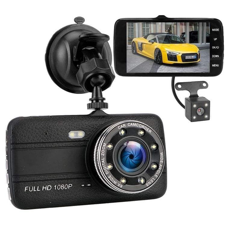 AUSHA Front & Rear Dual Dash Cam | 1080P Full HD, Night Vision, Parking Assist & G-Sensor view 6