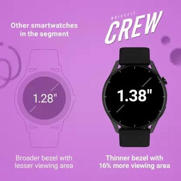 Noise Crew 1.38" Round Display with Bluetooth Calling Smartwatch view 5