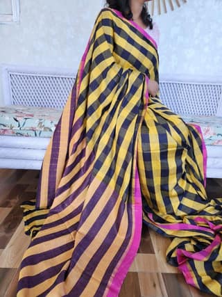 Handwoven Cotton Saree