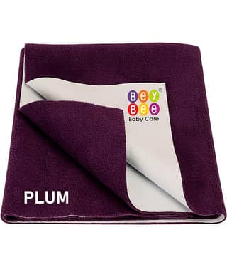 Bey Bee Plum Laminated Waterproof Sheet ( 70 cm × 50 cm - 1 pcs )