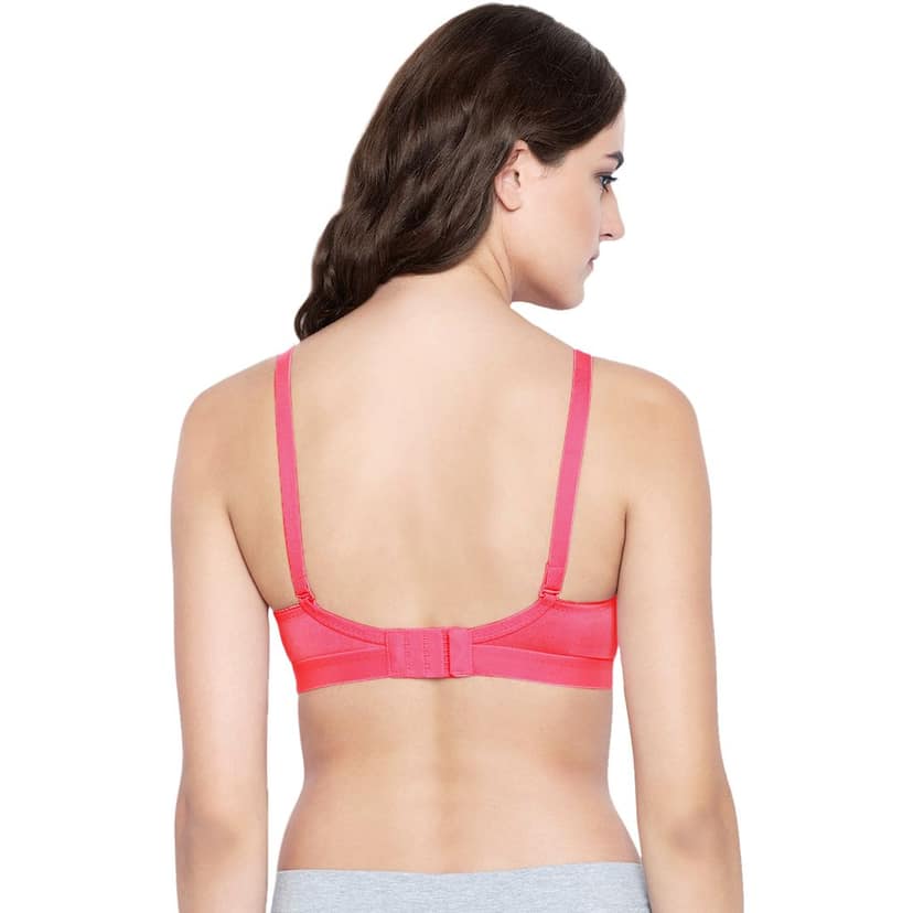 Bodycare 100% Cotton Non Padded Non wired Seamless Bra-Pack of 3 view 4