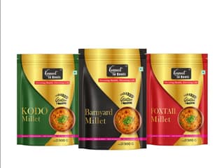 Foxtail, Kodo, Barnyard Millet Combo Pack of 3