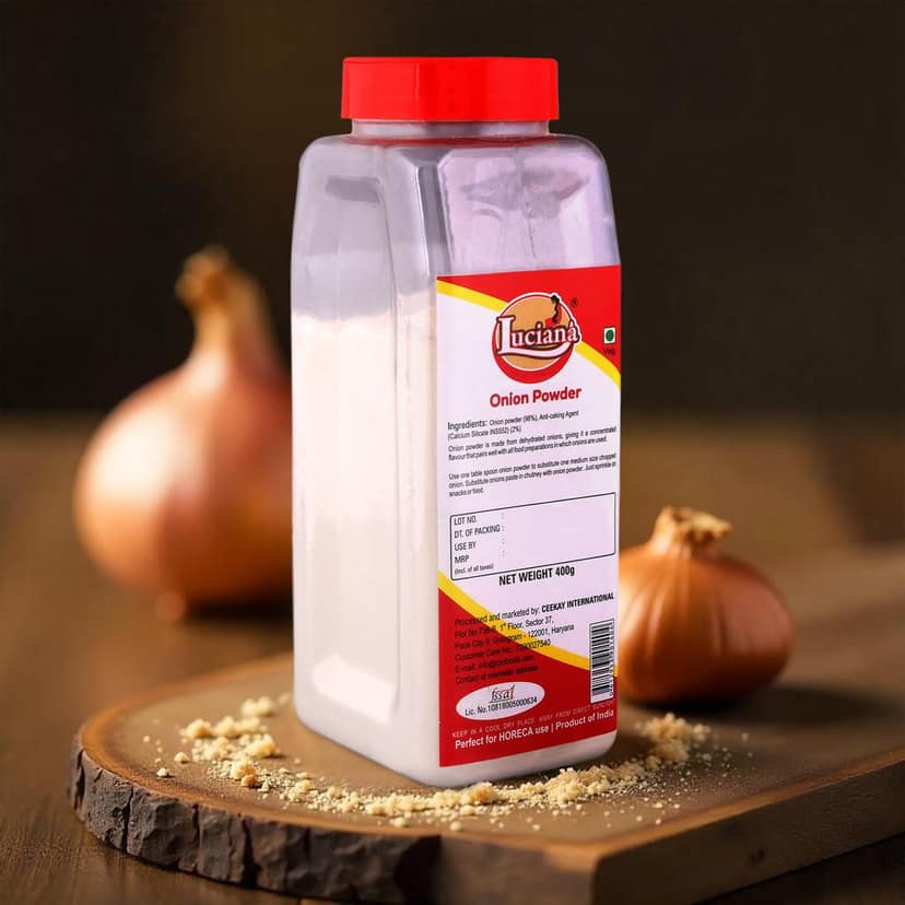Luciana Onion Powder 400g | Premium Dried Onion Powder | Rich Onion Flavour for Soups, Sauces, Snacks & Cooking view 5