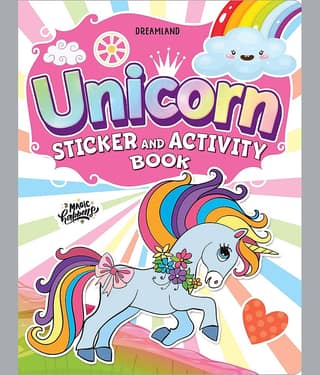 My Magical Unicorn Sticker and Activity Book for Children Age 3 - 8 Years - With Bright Stickers to Decorate - Interactive & Activity Book