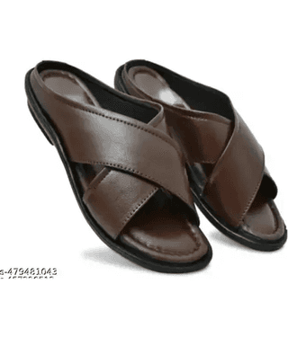 RAGE GAZE - Brown Men's Sandals