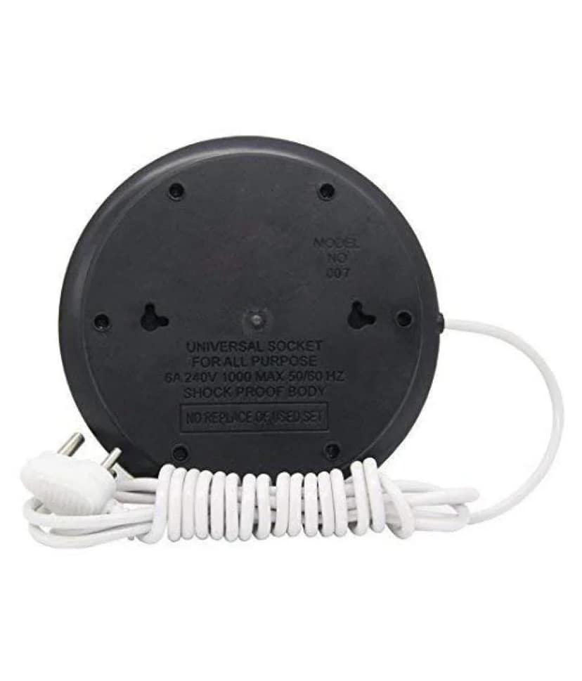 TecSox 8 Pin Extention Board with Master Switch | 2.7 m length with Fuse and International Sockets view 2