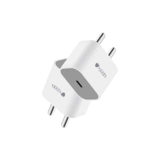 Generic VOXEL 20 Watt ' C ' Port PD Charger AB Plastic (White)