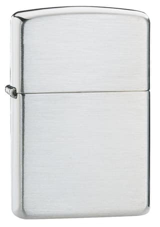 Zippo Armor Brushed Sterling Silver Windproof Pocket Lighter
