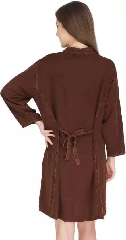 Women's Plus Size Tunic Tops Summer Long Sleeve Round Neck Blouses-Dress Ruffle Flowy Up T Shirts view 5