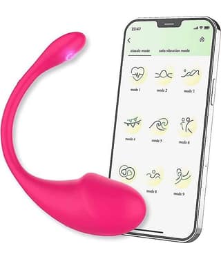 Vibrations Mobile App Operated Portable Manual Massager