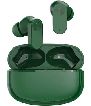 COREGENIX NORD BUDS ENC Bluetooth True Wireless (TWS) In Ear 35 Hours Playback Low Latency,Powerfull bass IPX5(Splash & Sweat Proof) Green