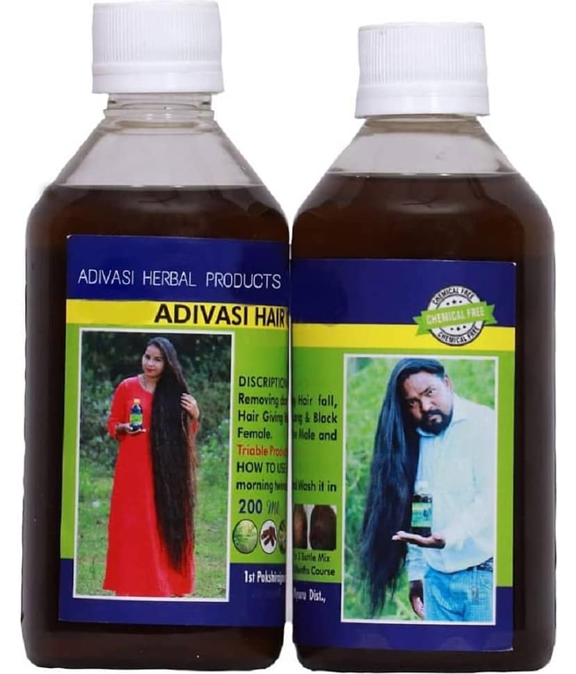 Oilanic Adivasi Herbal Hair Oil For Anti Hair Fall Combo of 50 mL Pack of 2