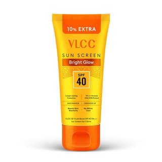 VLCC Bright Glow SPF 40 +++ Sunscreen Gel Cream For Sun Protection (110g)