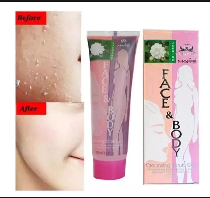 Elecsera Face and Body Cleansing Gel Scrub (Pack of 6 100 ml Each) Scrub (600 ml) view 2